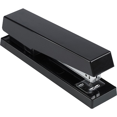 Standard Full Strip Desk Stapler, 20-Sheet Capacity, Black