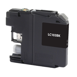 Brother LC103BK Black Inkjet Cartridge, High Yield, Compatible Brother LC103BK, LC103BK