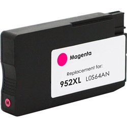 HP 952XL Magenta Inkjet Cartridge (L0S64AN) - Remanufactured HP 952XL Magenta, L0S64AN