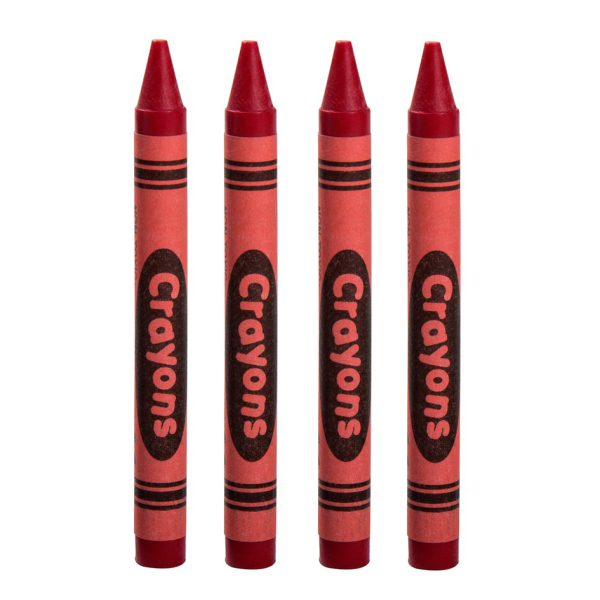 Kids' Red Crayons Loose Bulk | #MCRAYBR500 |