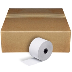 2 1/4" x 150 1-Ply Bond Kitchen/Calculator Paper Rolls, 100/Box 2 1/4 thermal paper rolls, thermal paper rolls 2 1/4, thermal paper rolls