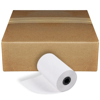 Alliance 2-Ply Carbonless Receipt Rolls, 3x100', White/Canary, 50 Rolls