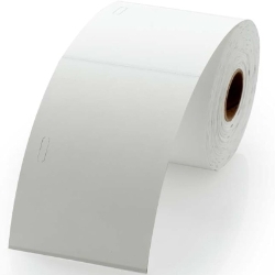 2-7/16" x 4-3/16" Dymo Compatible 30856 White Thermal Non-Adhesive Name Badges 2-7/16" x 4-3/16" DYMO Compatible Thermal Non-Adhesive Name Badges 1 rolls/case