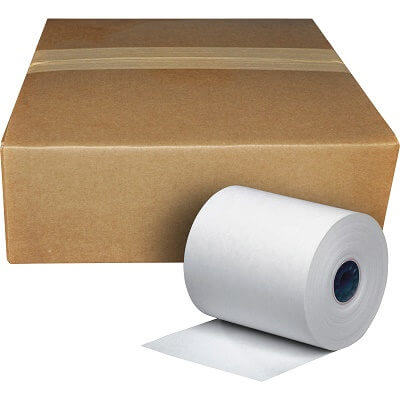 3-1/8" x 230' Thermal Receipt Paper Rolls 50/Box, BPA Free
