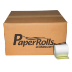 3" x 100' 2-Ply White/Canary Carbonless Paper Rolls 50/box