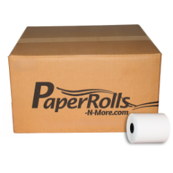 3" x 150 1-Ply Bond Receipt Paper Rolls 50/Box BPA Free bond paper rolls, carbonless paper rolls, single ply bond rolls