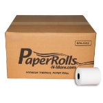 3" x 165' 1-Ply Bond Receipt Paper Rolls, 50/Box BPA Free 3 x 165 bond roll,3 x 165 bond paper,single ply bond rolls,3 x 165 bond paper rolls,kitchen printer paper