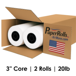 36" x 300 20 LB 3-INCH CORE CAD Inkjet Bond Plotter Paper, 2 Rolls/Case  36 x 300, 3 INCH CORE  20# plotter paper, plotter paper
