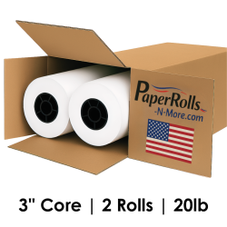 30" x 500 24LB Engineering Bond Plotter Paper, 2 Rolls/BOX    30 x 500, 24# plotter paper, plotter paper