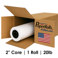 60" x 150 20 lb CAD Inkjet Bond Plotter Paper, 1 Roll/Case  60 x 150, 20# plotter paper, plotter paper