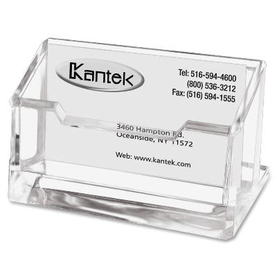 Acrylic Business Card Holder, 80 Card Capacity, Clear Business Card Holder, Card Holder