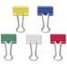 Assorted Fold-Back Binder Clips, Assorted Colors, 30/Box - MBOICA30