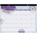 At-A-Glance Desk Pad Calendar, 22" x 17", Flowers, 2020 - MDCABF2217
