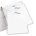 Avery Clear Binder Pockets, 3 Ring, 5/Pack - MBABP35C