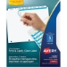 Avery Index Maker Print & Apply Clear Label Dividers, 5 Tabs, 1 Set - MBAPADW51