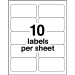 Avery Shipping Labels TrueBlock Technology, 2" x 4", White, 1000/Pack - MLA5163