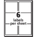 Avery Shipping Labels TrueBlock Technology, 3 1/3" x 4", White, 150/Pack - MLA8164