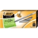 BIC Round Stic Ballpoint Pen, Black, Medium, 12/Pack - MPBICMB12