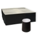 Black Paper Napkin Band Self-Adhering Wraps
