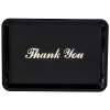Update Black and Gold Thank You Tip Tray, 4 1/2" x 6 1/2"