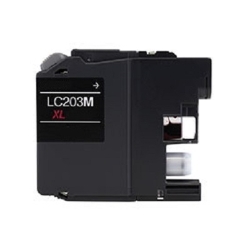 Brother LC203M Magenta Inkjet Cartridge, High Yield, Compatible Brother LC203M, LC203M