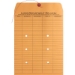 Business Source Two-Sided Interoffice Envelopes, 10" x 13", 28lb, Kraft, 100/Box - MEBIOE1013100K