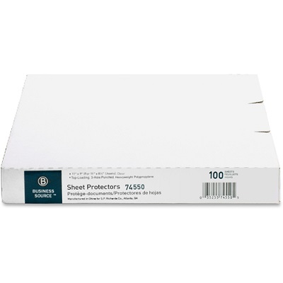 100 Count Diamond Clear Extra Heavyweight Sheet Protectors, 4 mils Strong,  by Gold Seal, 8.5 x 11, Top Load, 100 Pack 