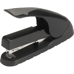 Business Source Full-Strip Effortless Stapler, 20-Sheet Capacity, Black desktop stapler, black stapler, desk stapler, stapler