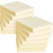 Business Source Self-Stick Note Pads 3" x 3", Yellow, 12 Pads/Pack - MNB33Y12