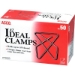 Butterfly Clamp Paper Clips, Smooth Finish, Small, 50/Box - MPCABC250