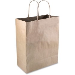 COSCO Premium Paper Shopping Bags, 10" x 4.5" x 13", 50/Case paper bags, grocery bags, shopping bags