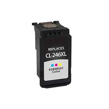 Canon CL-246XL Color Inkjet Cartridge (8280B001) - Remanufactured Canon CL-246xl, 8280B001