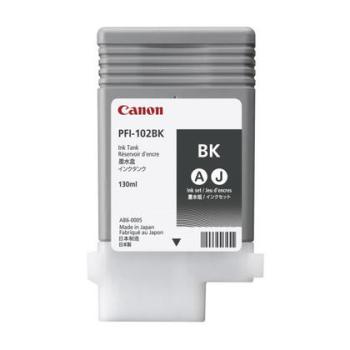Canon PFI-102BK - Ink Cartridge - Black 130ml (0895B001) 0895B001, canon imageprograf ink, Canon PFI-102BK