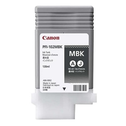 Canon PFI-102MBK - Ink Cartridge - Matte Black 130ml (0894B001) 0894B001, canon imageprograf ink, Canon PFI-102MBK