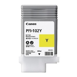 Canon PFI-102Y - Ink Cartridge - Yellow 130ml (0898B001) 0898B001, canon imageprograf ink, Canon PFI-102y