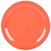 Carlisle 10.25" Melamine Round Dinner Plate, Reinforced Rim, Sunset Orange - PTCRPMR10O