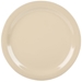 Carlisle 10.25" Melamine Round Dinner Plate, Reinforced Rim, Tan - PTCRPMR10T