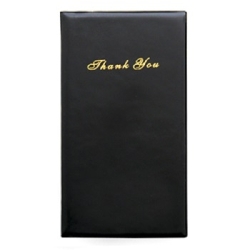 Hawaii/Alaska Check Presenter Cover, Black 12/cs 