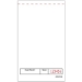 1 Part Blank Guest Checks Server Pads, Numbered, 10 Books - D1W500010