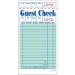 1 Part Server Guest Checks, Top Receipt GC3616, 100 Books - D1G3616100
