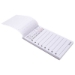 1 Part Server Order Pad with Seating Chart - 5,000 Checks Total - D1WG3616WP