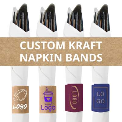 Custom Kraft Napkin Band