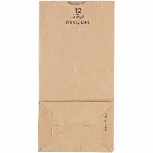 Duro Dubl Life SOS Bags, 7" x 13.75" x 4.5", 500/Case  paper bags, grocery bags, shopping bags