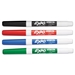 EXPO Low-Odor Dry-Erase Marker Set, Fine Tip, 4/Pack - MMEXPOF4PK