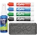 EXPO Low-Odor Dry-Erase Marker Set, Point Tip, 4/Pack - MMEXPO4PKS