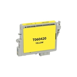 Epson 60 Yellow Inkjet Cartridge (T060420) - Compatible Epson 60 Yellow, T060420