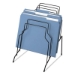 Fellowes Black Wire Step File, 8 Compartments - MDFWS8B