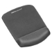 Fellowes PlushTouch Mouse Pad Wrist Rest with Microban, Graphite - MDFPTMPWG