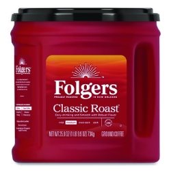 Folgers Canister Classic Roast Ground Coffee, 25.9 oz. Folgers Classic Roast, Ground Coffee