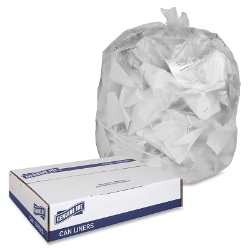 Genuine Joe Economy High-Density Can Liners, 10 gal, 1000/Box Large Trash Bags, 16 gal trash bags